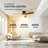  52-inch Modern Ceiling Fan with Light, 3 ABS Blades, DC Motor, 6 Speeds, Flush Mount for Bedroom, Living Room-1622770809