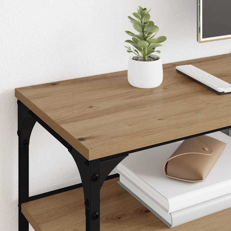 TV Stand, 50cm H x 200cm L x 30cm W, Artisan Oak
