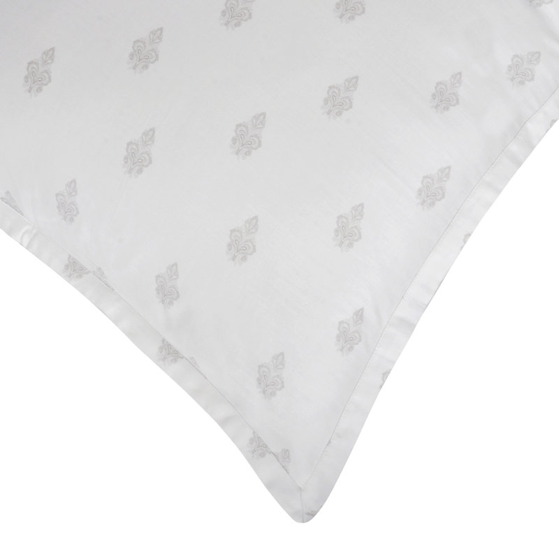 Taie décorative 100% coton, Ivoire Lio