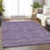 Premium Machine Washable Prisco Purple Rug