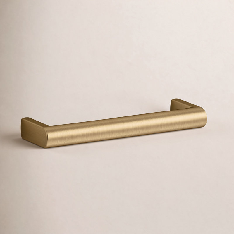 Components Bar Pull, Vibrant Brushed Moderne Brass, 5"