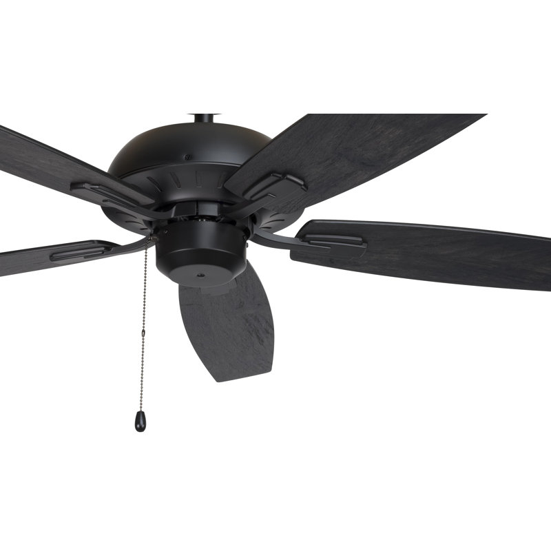 Newport 52 inch 3 Speed Ceiling Fan Matte Black