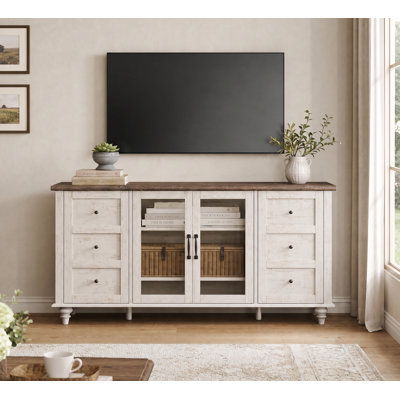 Meuble télé en bois manufacturé et l 57,9 po Scarlett
