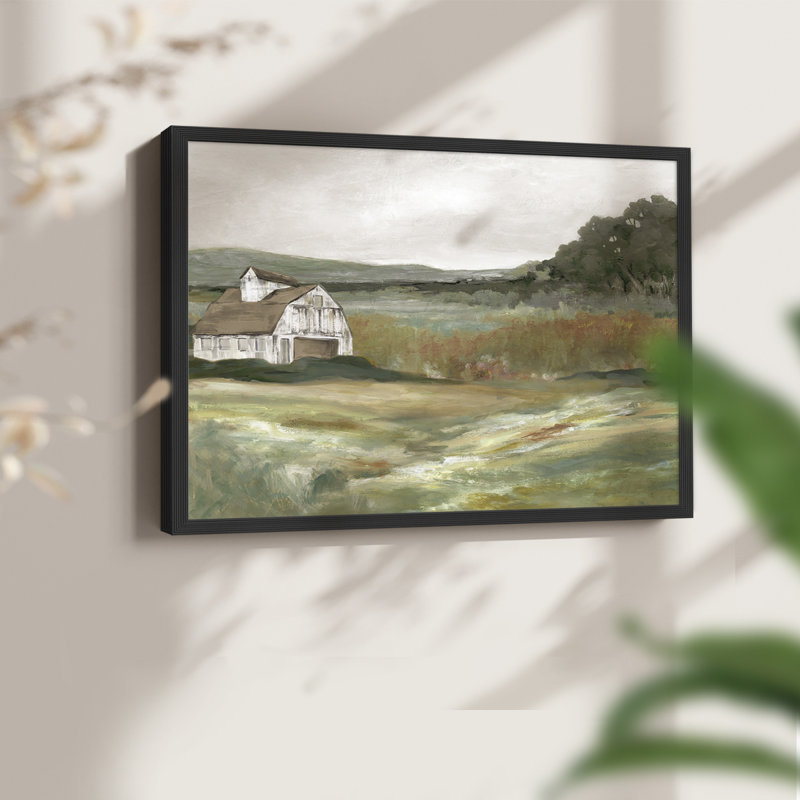 Après-midi à la ferme - Reproduction encadrée - Restickable, Noir, noir, noir, noir, H 16 po x l 20 po