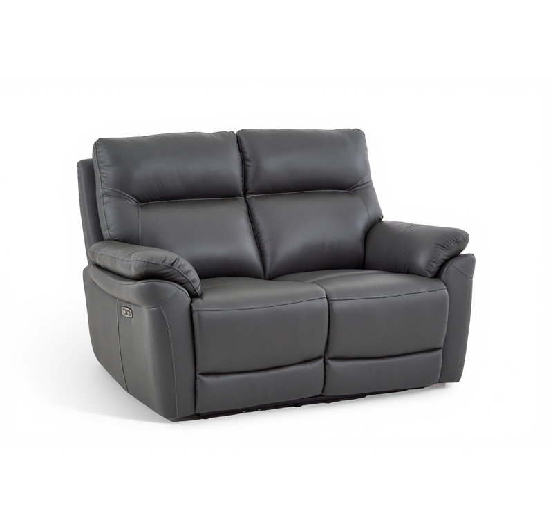 Huckins 2 Seater Electric Reclining Sofa, Dark Grey