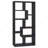 8-Shelf Cappuccino Geometric Bookcase-2001406266