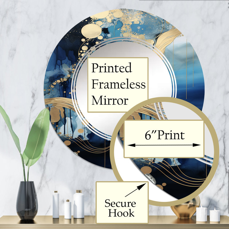 Miroir mural Nettinne, 32 po x 32 po