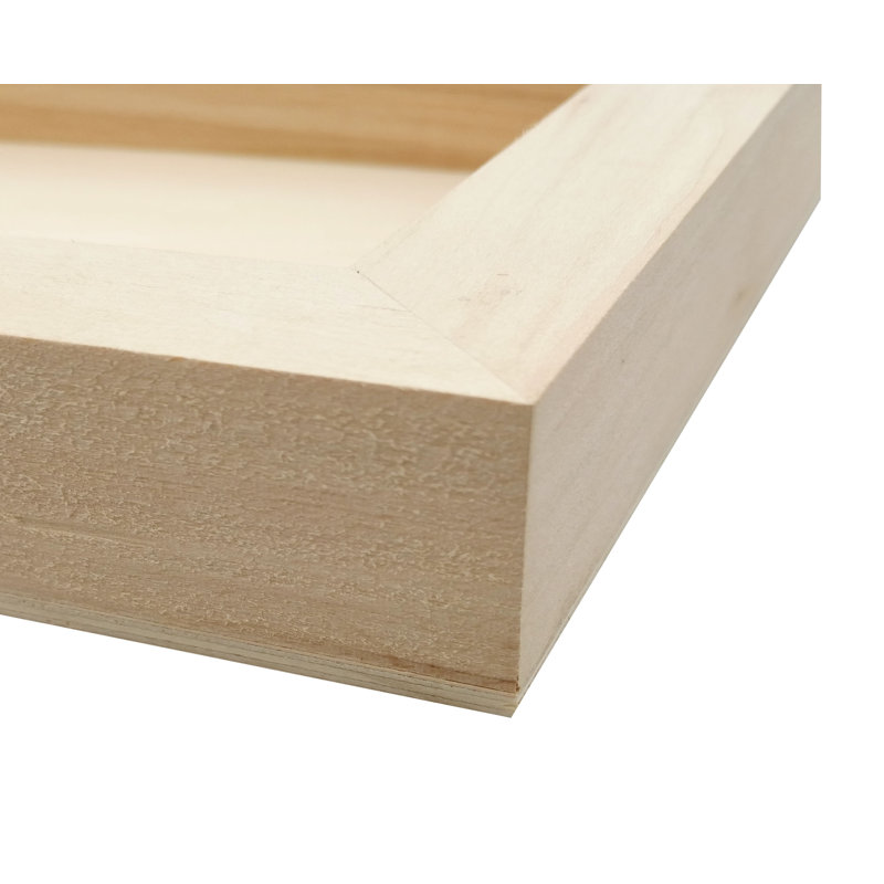 Wood Tray Tea Coffee Snack Food Serving Tray Retail Display Trays Platform 8" x 10" x 1.5" - 2PCS