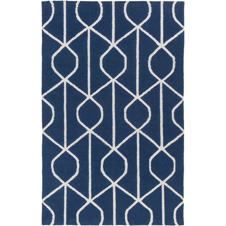 Murrill Flatweave Wool Geometric Indoor Rug