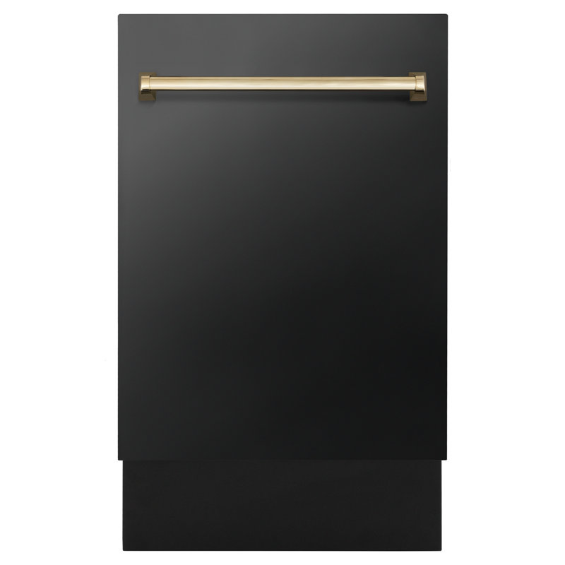 ZLINE 18" 15 dBA Top Control Dishwasher, Gold