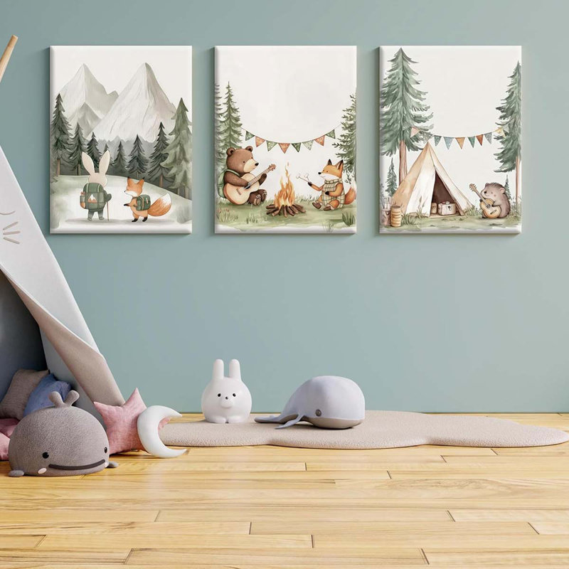 3 Piece Wrapped Canvas Print