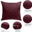 Aspire Homeware Diamond-Pattern Square Velvet Cushion Cover-215452023-214866928