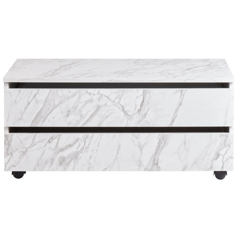 Bathroom Cabinet TERESINA with Wheels 80 cm