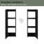 Combo armoire murale 24 po avec portes à fermeture douce et tablettes internes-129298581