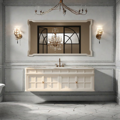 Armoire de salle de bain rétro française
