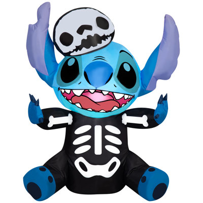 Airblown Stitch as Skeleton Disney