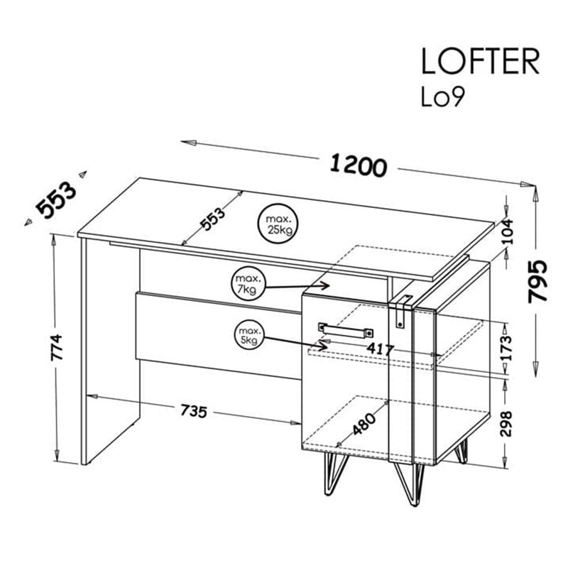 Dorsey Computer Desk