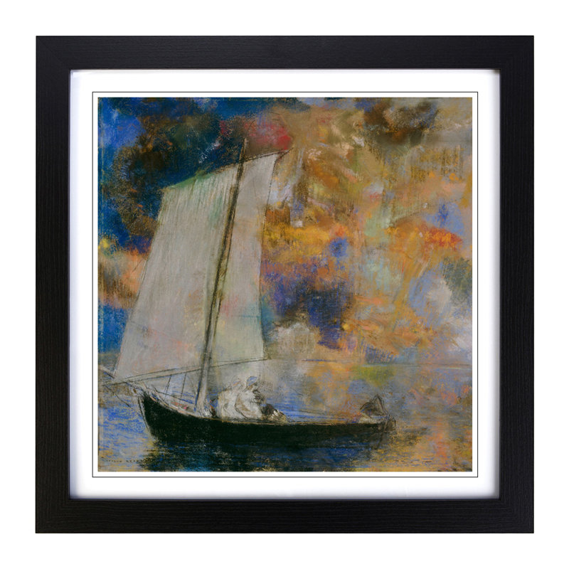 Odilon Redon - Single Picture Frame Painting, Black