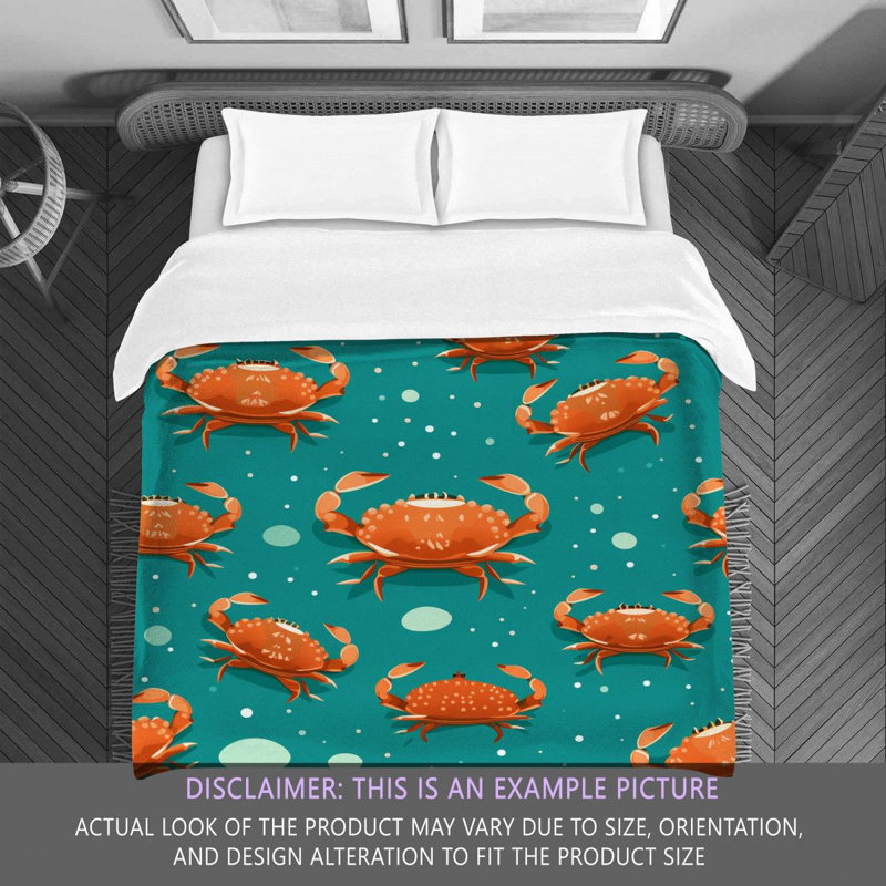 Édredon crabe pour la literie 7986, Édredon simple