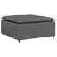  Canapé modulaire avec repose-pieds et coussins en tissu gris foncé-1913253389