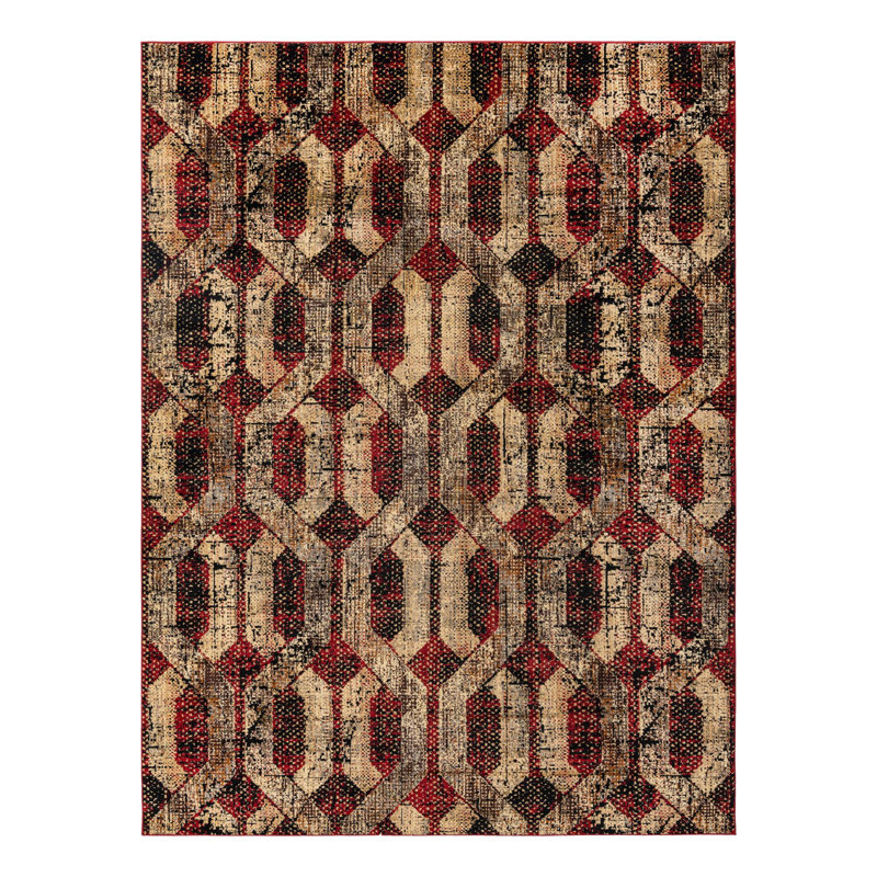Brennin Geometric Indoor Rug, Rectangle 9' x 12'