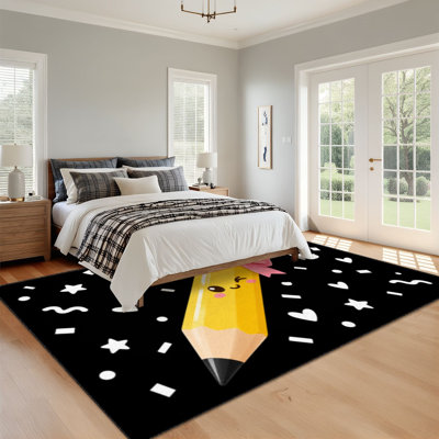 Faux Fur Abstract Rug
