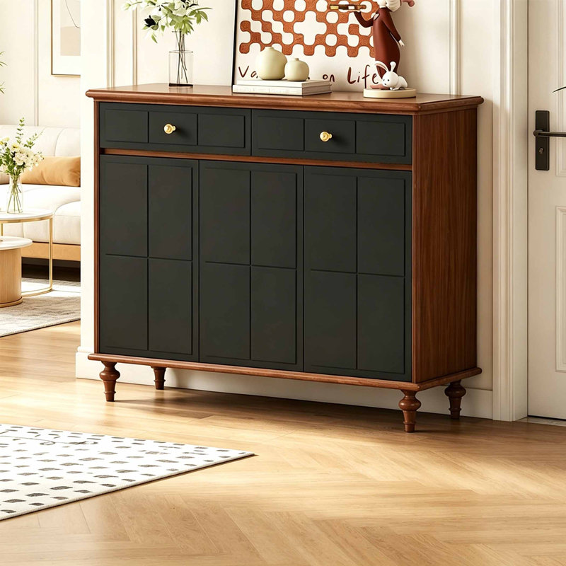Armoire à chaussures de luxe American Home, Brun / Noir