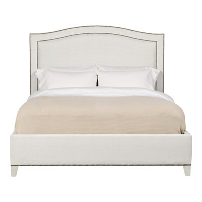 Caroline/Casey Queen Upholstered Low Profile Panel Bed