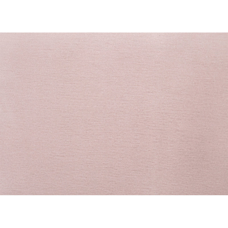 Lit plateforme tapissier en bois avec tête de lit capitonnée réglable Kemeny, Simple, Rose