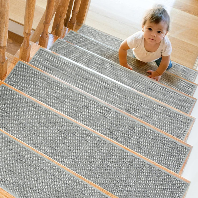 Tapis de couloir très large, Gris