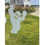 Décorations de jardin fantômes d'Halloween en PVC : Art extérieur résistant aux intempéries - Ensemble de 5 fantômes