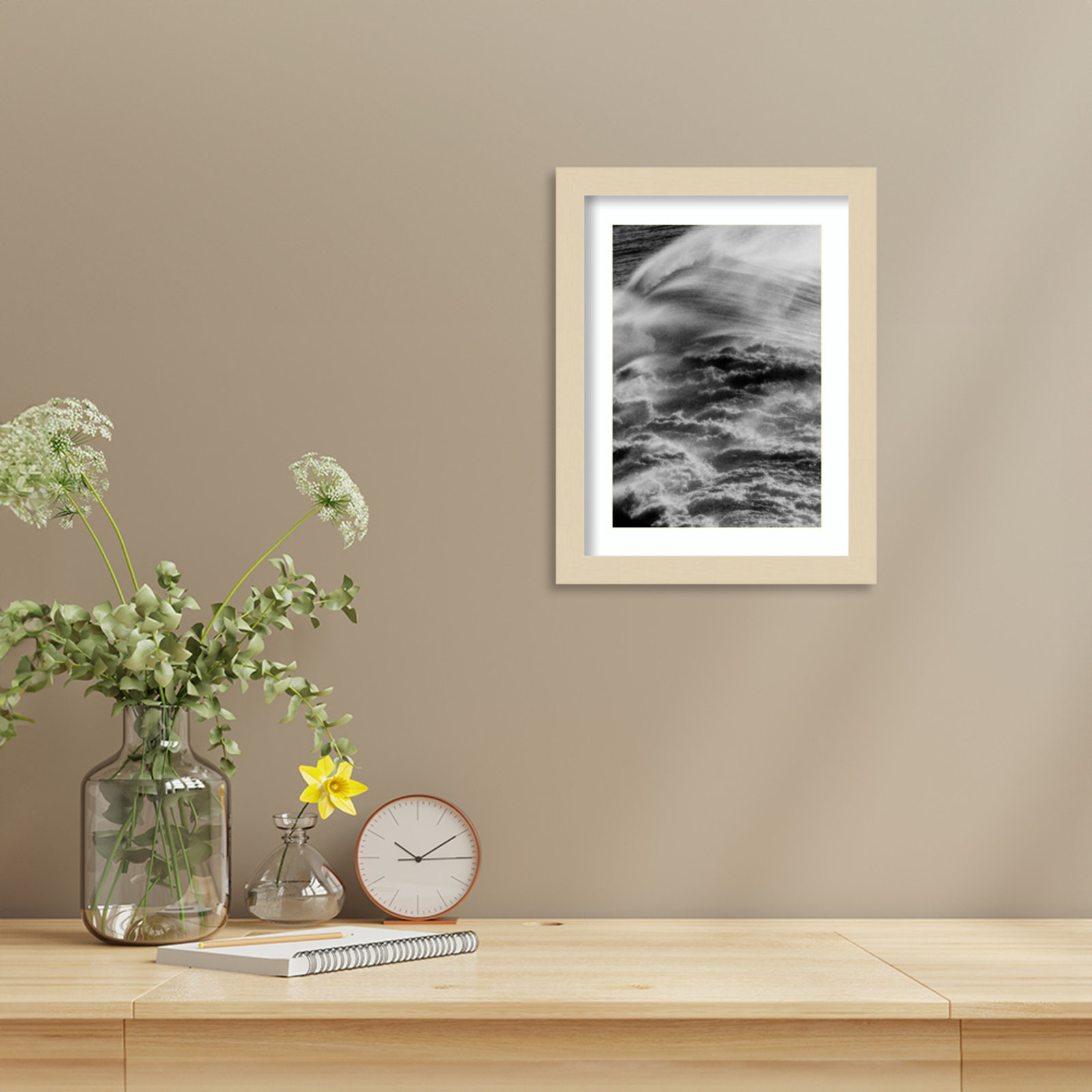 Sea Offerings by Shot by Clint Wood Framed Wall Art Print, Brown, 13" H x 10" W