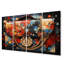 «Fashion Bag Pointillism III», ensemble d'impressions d'art mural en métal