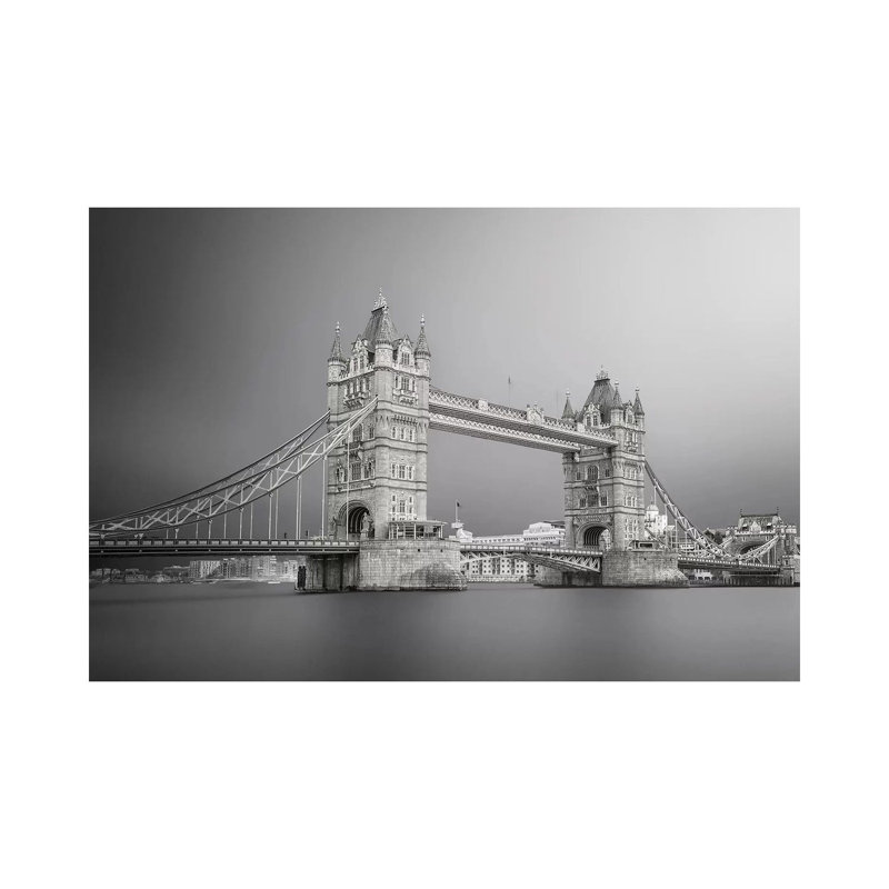 Tower Bridge - Wrapped Canvas Print, 20.32cm H x 30.48cm W x 1.9cm D