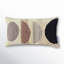  Housse de coussin rectangulaire 100% laine ivoire / brun / noir