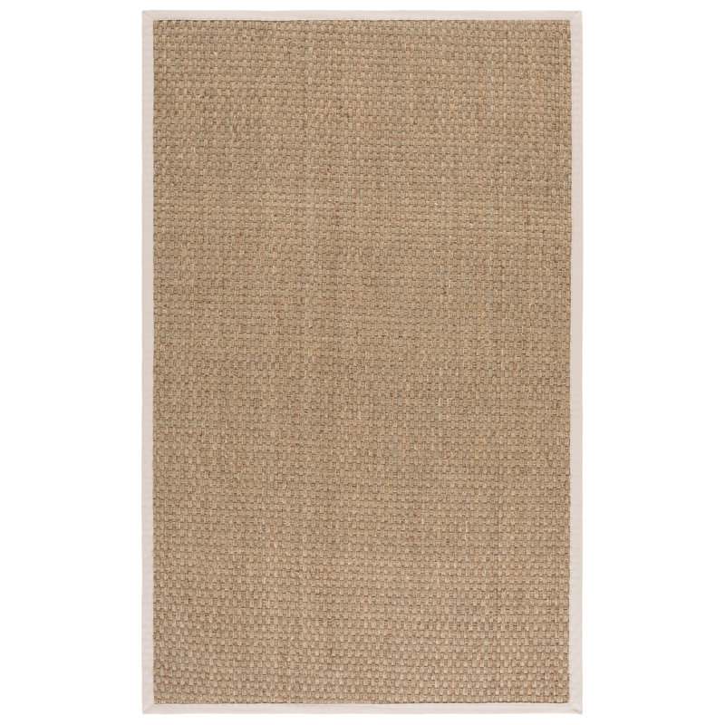 Dollard Natural Fiber Seagrass Rug, Rectangle 5' x 8'