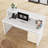 Crystle Rectangle Manufactured Wood Reception Desk-2076066366