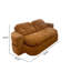Canapé compressible en velours côtelé 59,06 po-1385044601