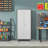 Metal Garage Storage Cabinet With Wheels, Storage Cabinet, Entryway Cabinet
