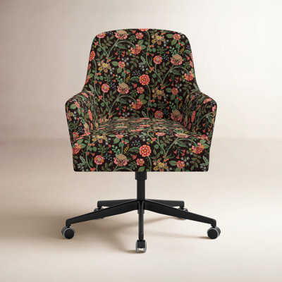 Cambridge Desk Chair In Gracie Cocoa