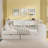 Wooden L-Shape Daybed With Seven Storage Cabinets And Two Storage Drawers, Multi-Functional Bed With Study Desk And Built-In Bookshelf-812588575