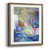 Toile avec cadre noyer