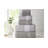Kathy Ireland 6 Piece Chevron Jacquard Towel Set with LetsDry-1869962573