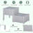 2 Piece Raised Garden Bed with Legs, Self-Watering Planter Box Raised Bed to Grow Flowers, Herbs & Vegetables-1230108560