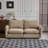 69 In. 2-Seats Modular Sectional Velvet Sofa Corner Chair Sofa Couch, Nomad-1516343293