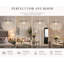 Chrome Easy Fit Crystal Effect Pendant Shade 29cm – Decorative Chandelier Style Ceiling Light Shade