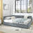 Upholstered Daybed With Backrest, Armrest, And Storage Drawers-758981881