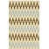 Tapis beige/bleu/brun Kelston