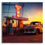 «Route 66 1» par Ray Heere, art mural en verre acrylique-1230306175