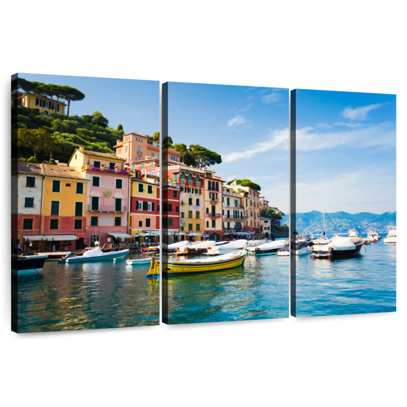 Kavia Portofino Seaside Town, 48" H x 74" W